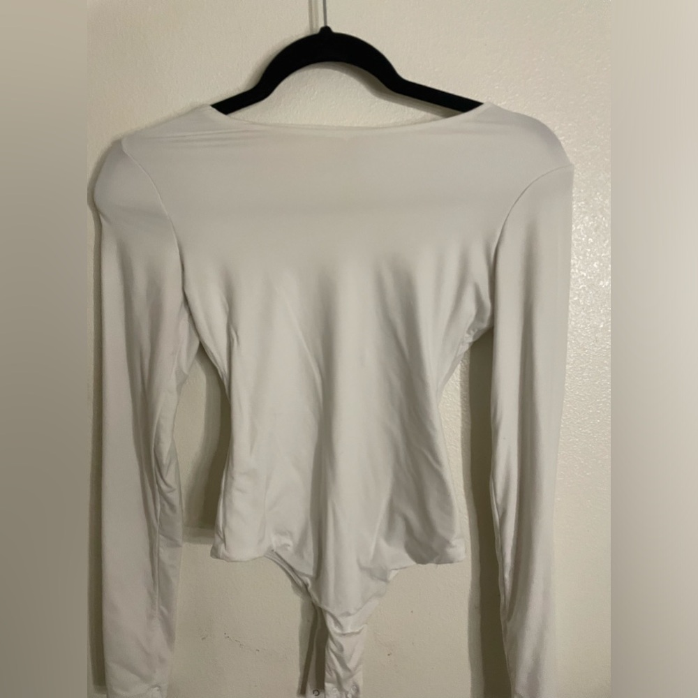 Pumiey White Bodysuit